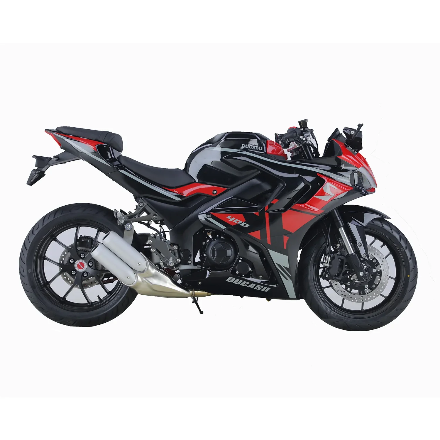 WX-DK400 High Speed Double Disc Brake 200CC gaoline Sport Motorcycle for Adult