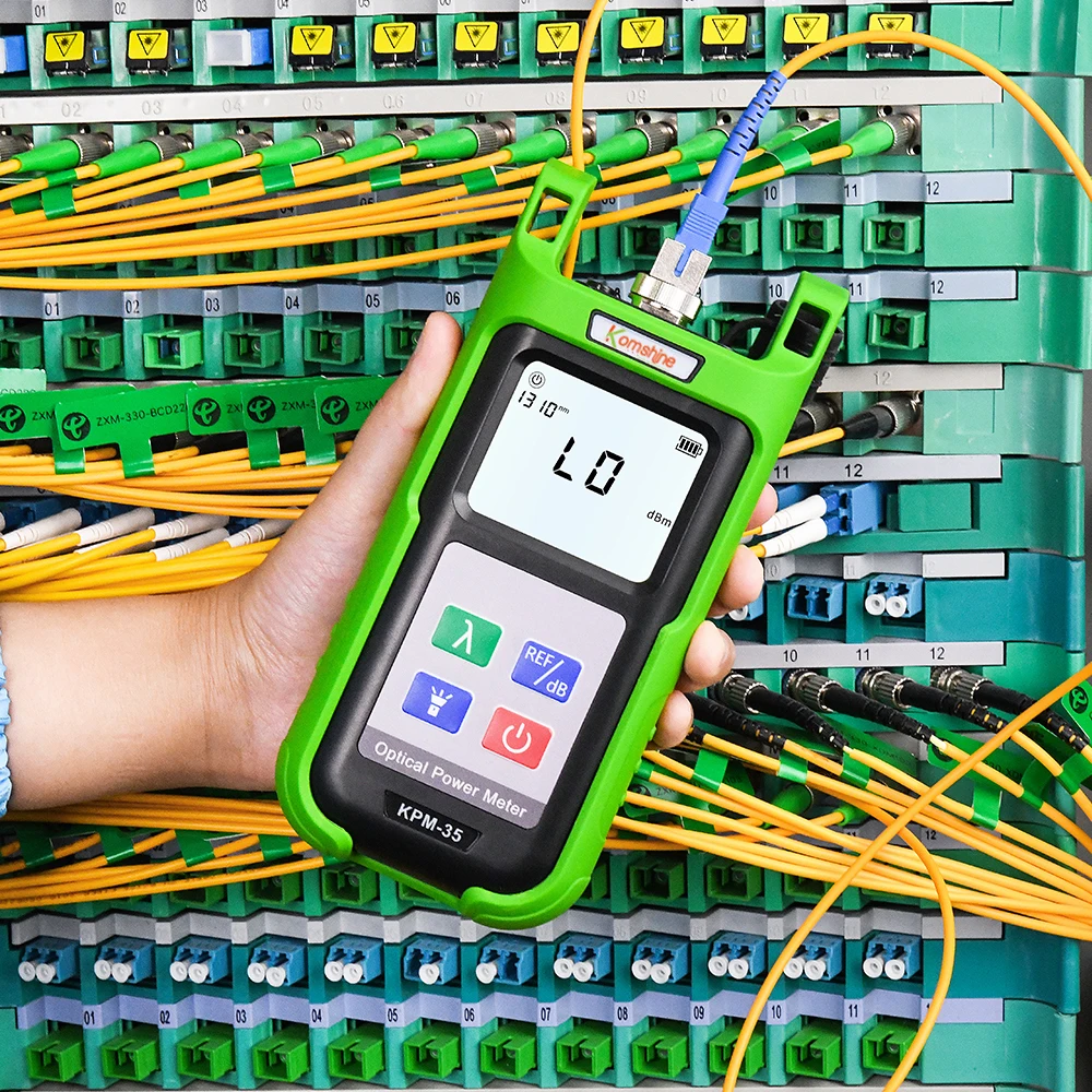 KPM-35 Optical Power Meter FTTH Fiber Cable Tester KLS-35 OPM Singlemode Optical Light Source Fiber Optic Equipment