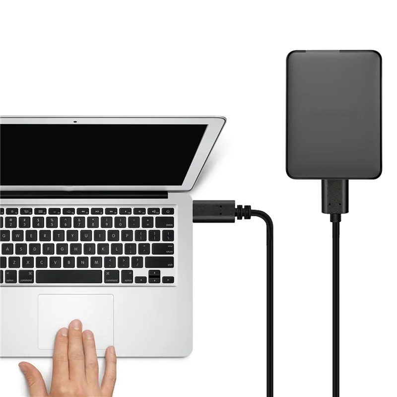 【Buy Now】4X Hard Drive Cable,USB 3.1 Type-C Male To USB 3.0 Micro-B Male Data Cable For Tablet Phone