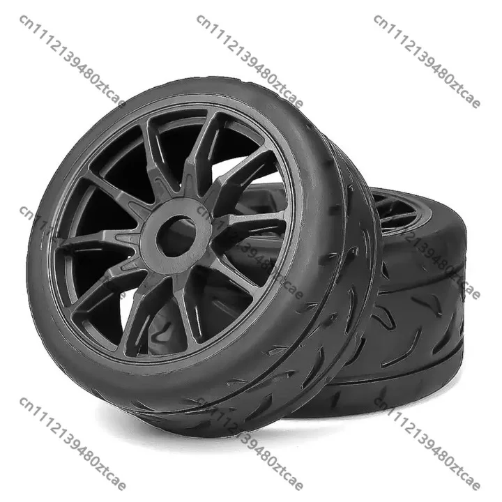 1/7 Scale RC On‑Road GT Car Eight‑Shaped Pattern Rubber Racing Highway Tires Upgrade Replacement Spare Parts