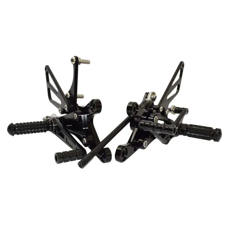 waase For Yamaha YZF R6 1999 2000 2001 2002 CNC Adjustable Rider Rear Sets Rearset Footrest Foot Rest Pegs