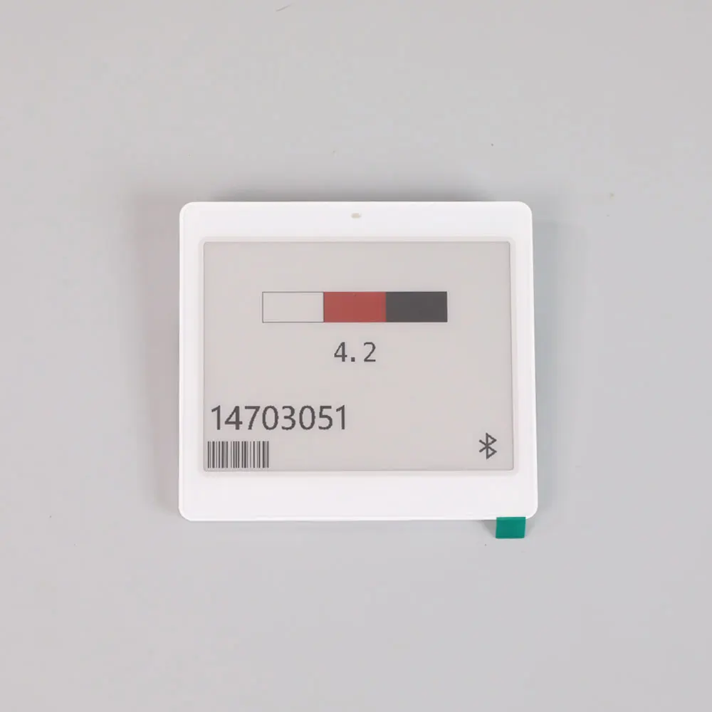 Etiqueta de estante electrónica Bluetooth de 4,2 pulgadas, resistente al agua, etiqueta de precio Digital, pantalla de visualización, sistema de papel electrónico para supermercado