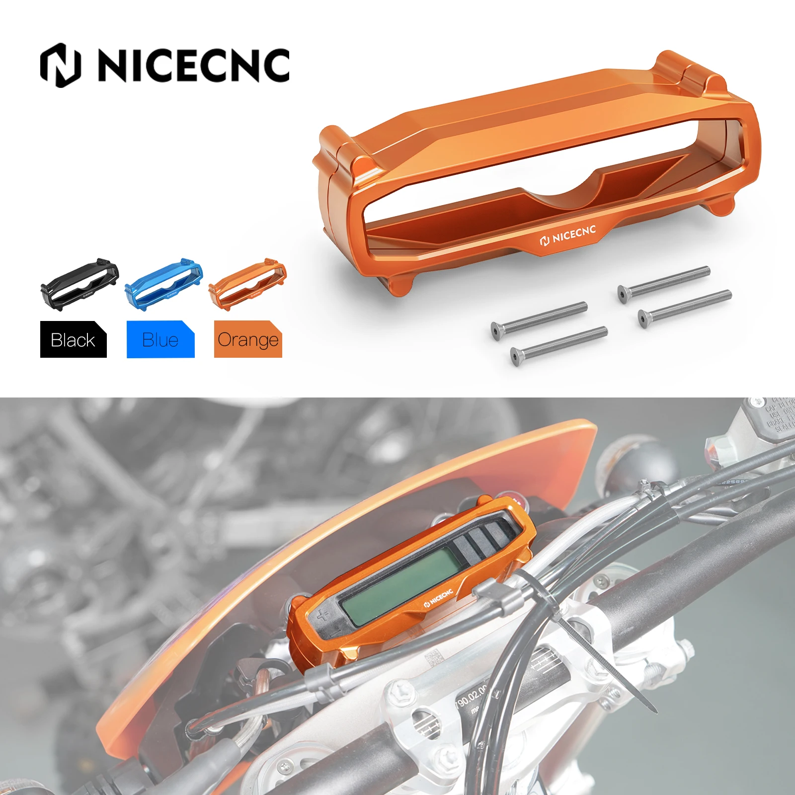 

NICECNC For 2025 2024 KTM EXC 300 Speedo Odometer Cover Guard Protector XW-F XCF-W 500 EXC-F 450 EXC-F 350 XC-W 300 250 EXC 150