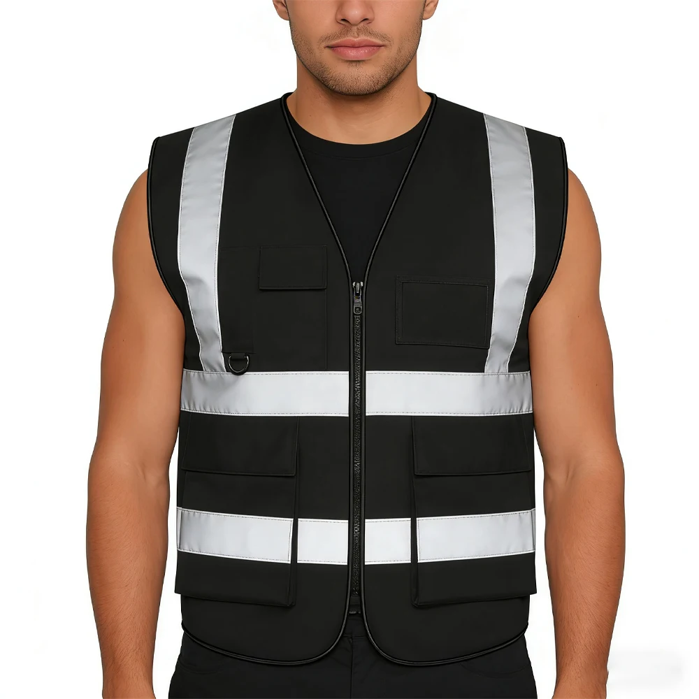 colete-de-trabalho-de-alta-visibilidade-preto-com-bolsos-e-ziper-para-construcao-manutencao-e-engenharia-colete-multibolsos
