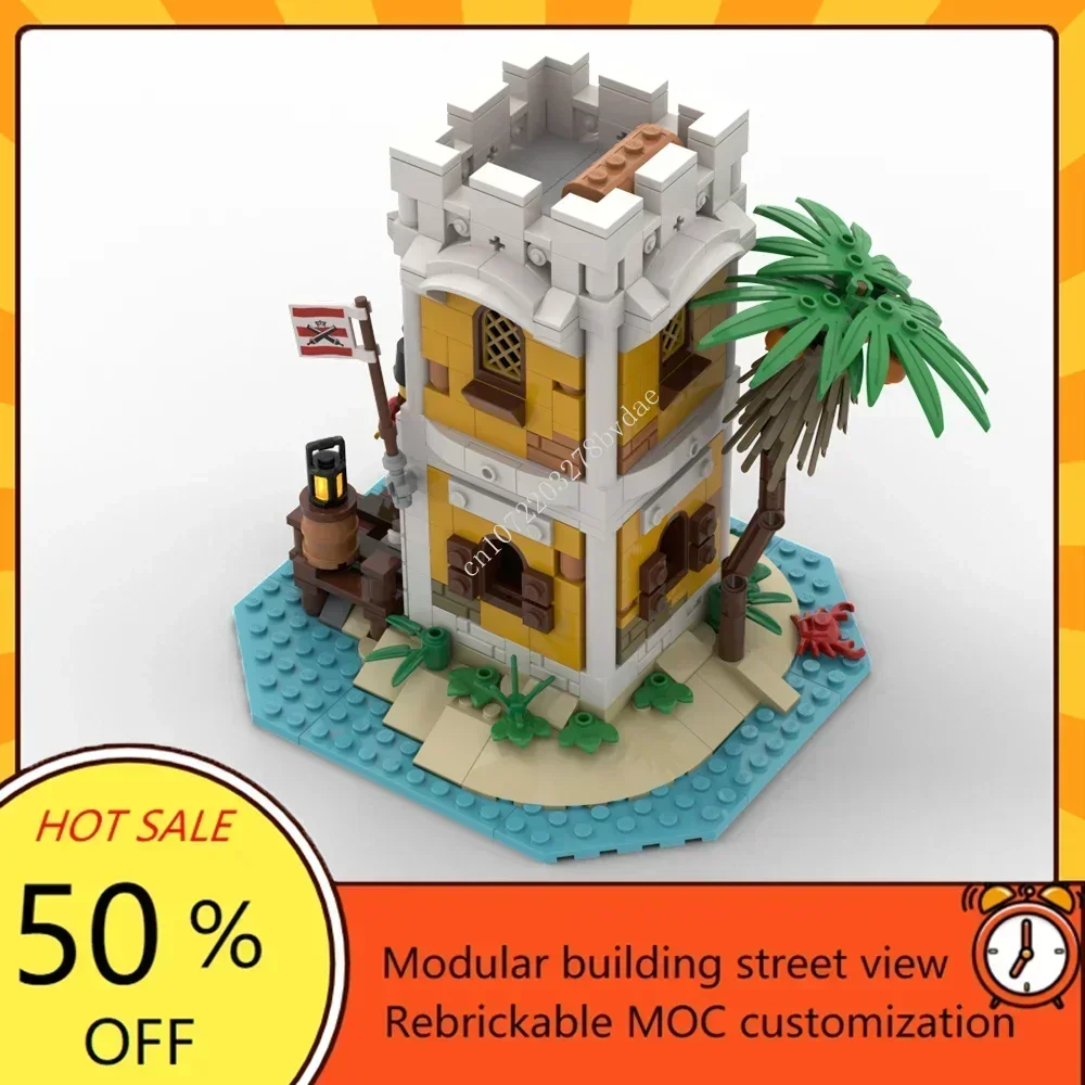 512PCS MOC Keizerlijke Kanon Creatieve Aangepaste Puzzel Kit Middeleeuws Kasteel Soldaat Defensie Basis Assemblage Architectuur DIY Kinderspeelgoed