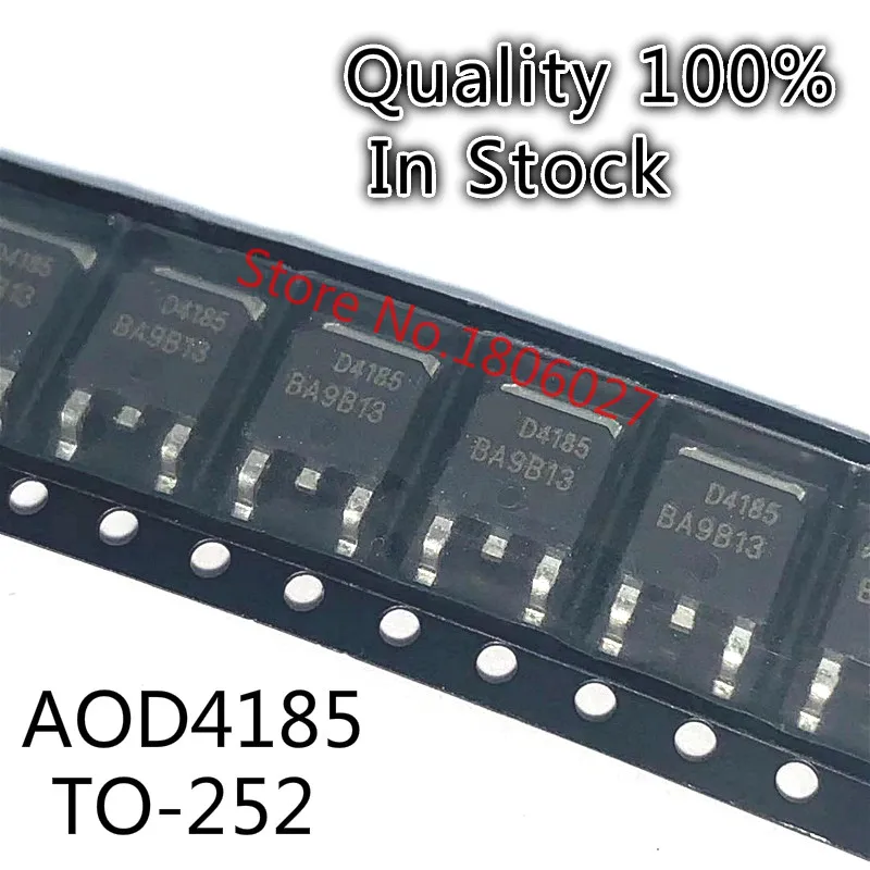 10PCS/LOT    AOD4185 D4185 P-channel field effect MOS tube 40A40V TO252