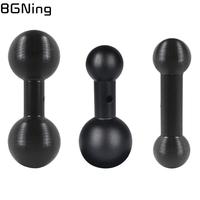 1x Dual Ball Adapter 17mm 25mm Car Headrest Phone GPS Holder Rod Mount Aluminum for GoPro Action DSLR Camera Motorcycle Bike