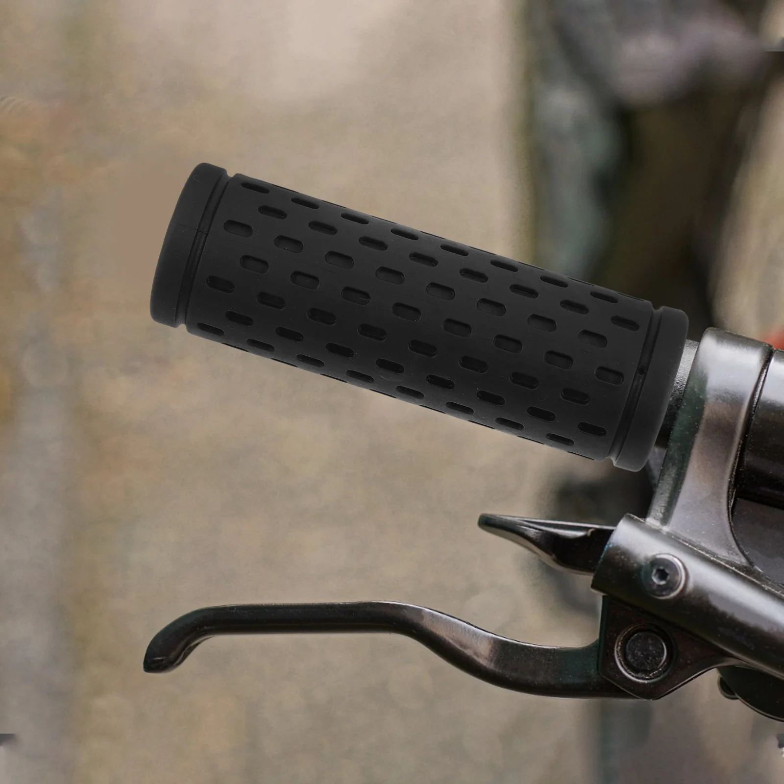 

10pcs Bicycle Handlebar Grips Rubber Non-Slip Mountain Bike Handle Covers Durable Comfortable For Long Rides Scooter Handlebar