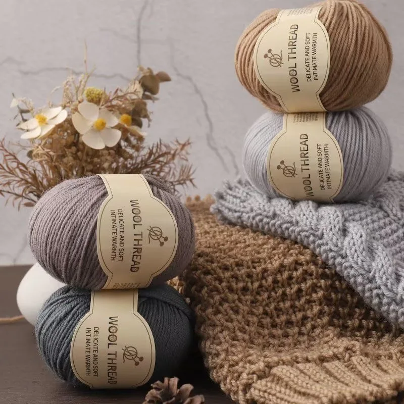 

Yarn for Crochet Threads for Knitting Wool DIY Craft Sweater Hat Baby Wool Hand Knitting Wholesale 25071101