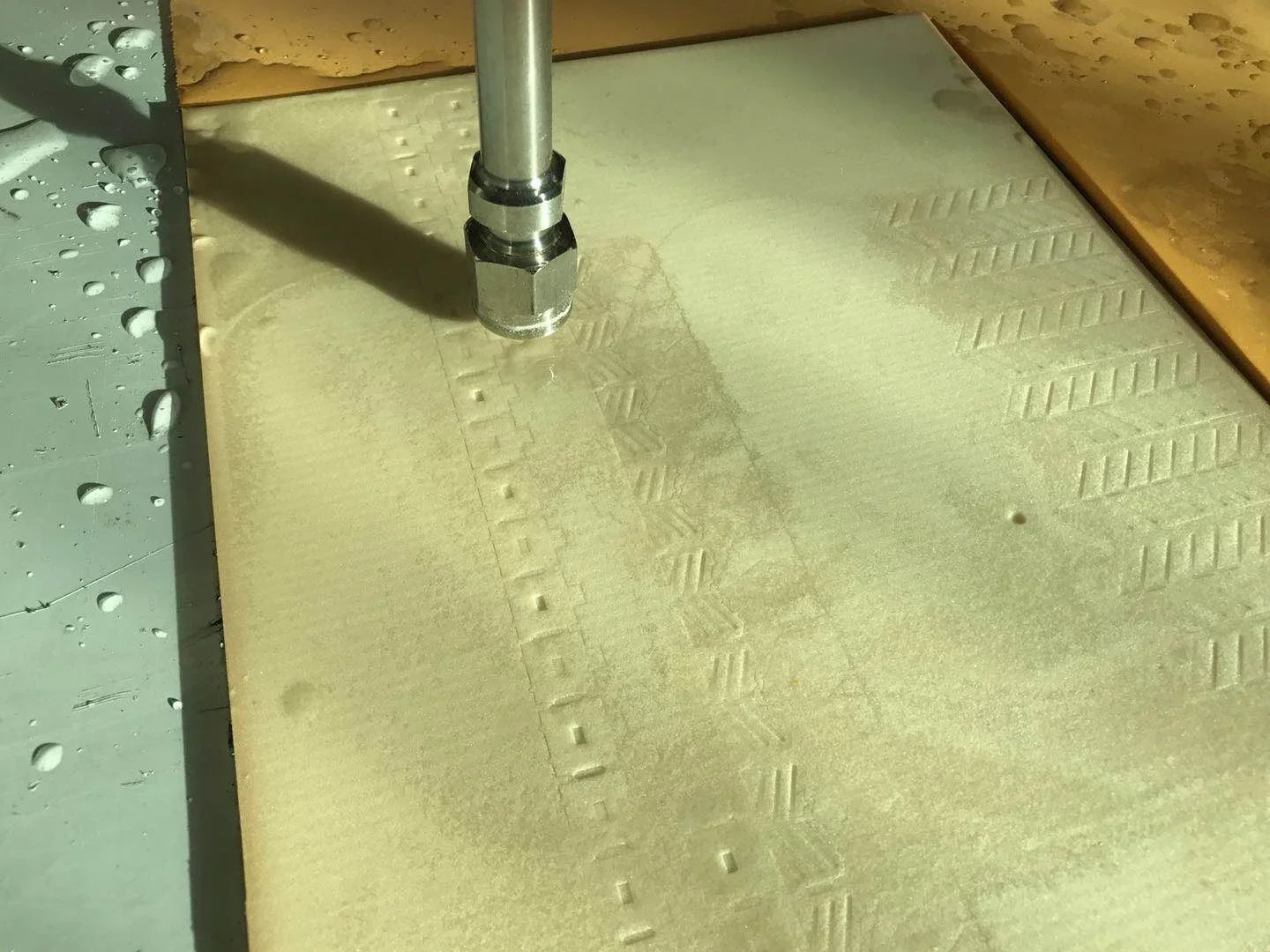 Horizontal Plastic Sponge Foam Latex Sheet Water Jet Cutting Machine for Die Making