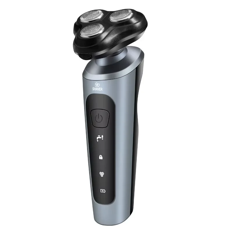 Men's Intelligent Rechargeable Shaver Wet/Dry Beard Razor ABS Tondeuse Dissolving Beard Rechargeable Razor for Smooth Skin image 2