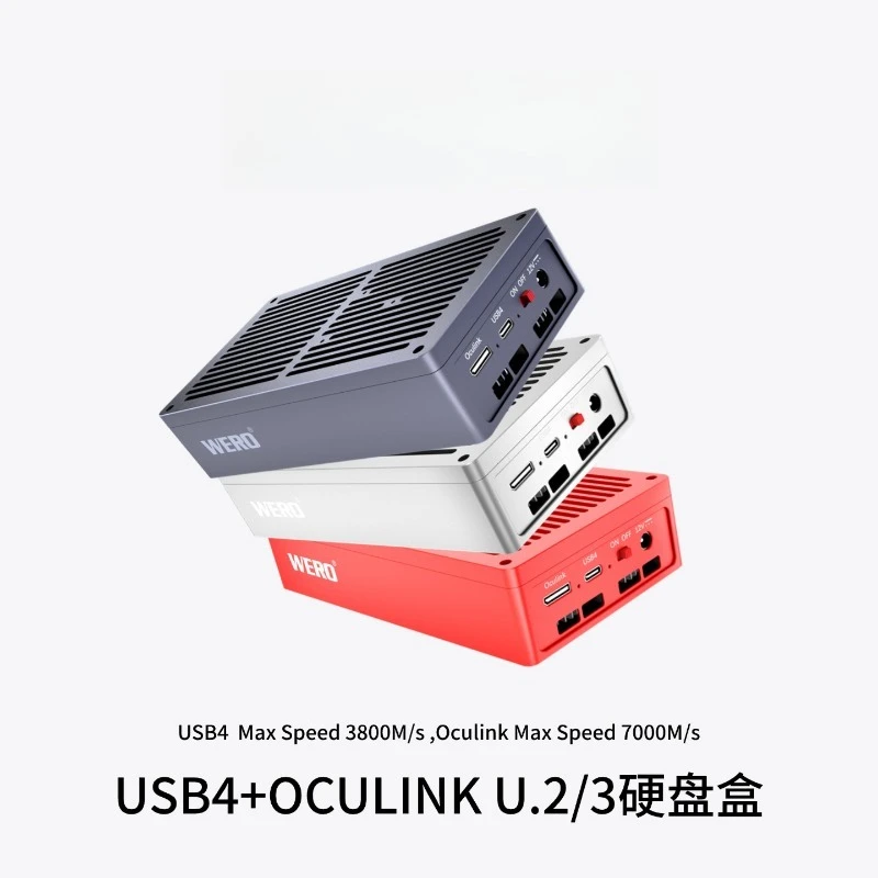 Usb4+oculink U2u3 Hard Drive Box Enterprise-level Ssd Solid-state Box V-port Battery Thunderbolt 3/4/5