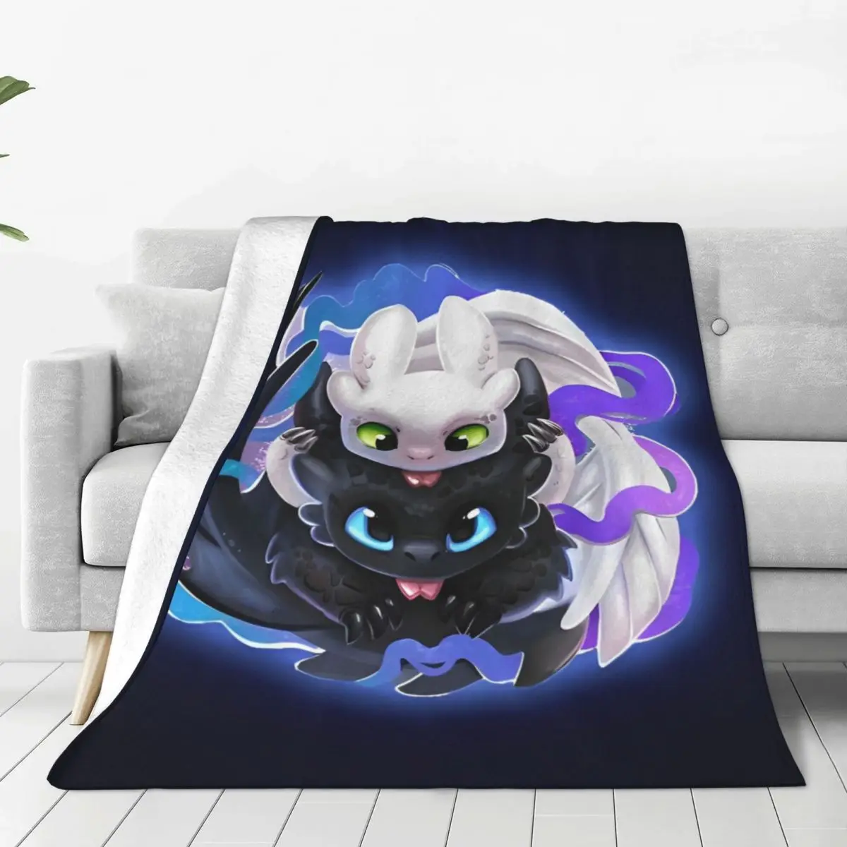 How To Train Your Dragon Blanket night and light Travel Flannel Throw Blanket For Home Decor Warm Design Quality Bedspread