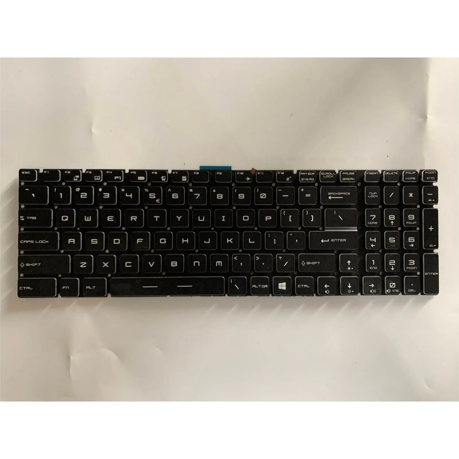 تخطيط US RU للوحة مفاتيح الكمبيوتر المحمول MSI MS-16P7 16U7 16H2 17F1 17F2 1782 1795 17E2