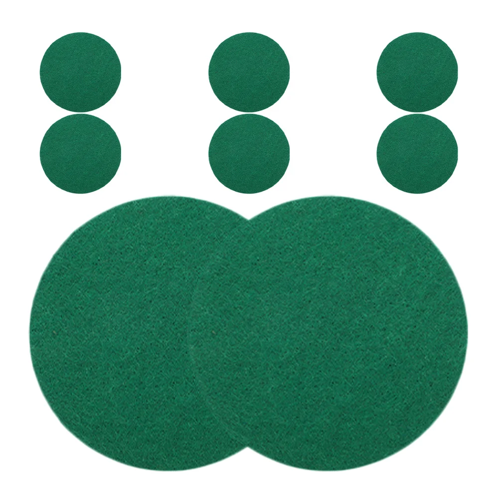 8Pcs Table Hockey Pusher Pads Replacement Set for Home Mini Hockey Table Enhanced Power and Control Polyester Fiber Pusher