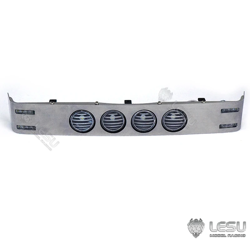 

Металлический козырек Lesu, 3 В, запасные части для игрушек, 1/14, радиоуправляемая модель тягача Tamiyaya Th18392-