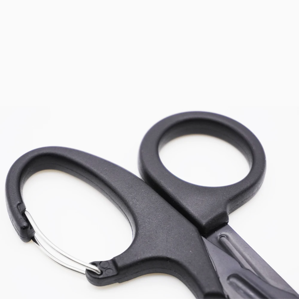 Rhino Rescue Emergency Medical Scissors, Tesoura para Trauma com Mosquetão, 19cm Bandage Shears