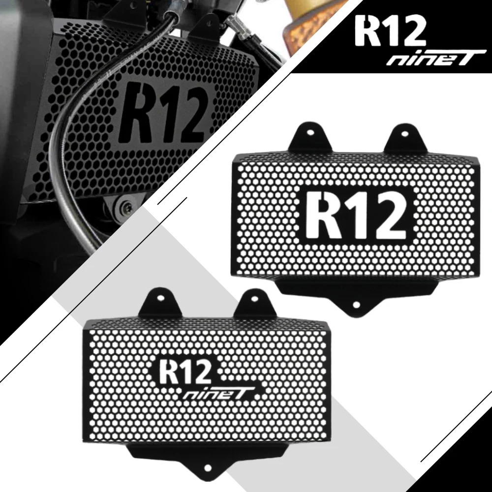 

For BMW R12 NineT 2024 2025 2026 Motorcycle Accessories Radiator Grille Guard Cover Grill Oil Cooler Guard Protector R 12 NineT