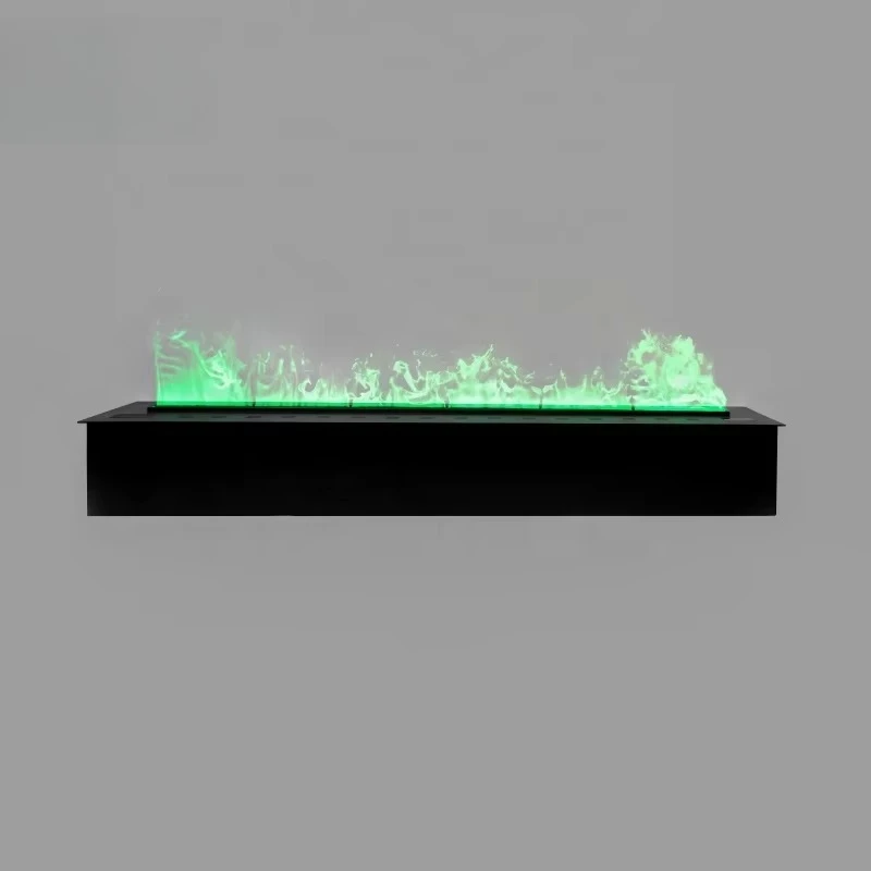 LED Flame Colors Multi-Function Vapor Steam European Hotel 900mm Built-In Auto Water Fill Drain Electric Fireplace