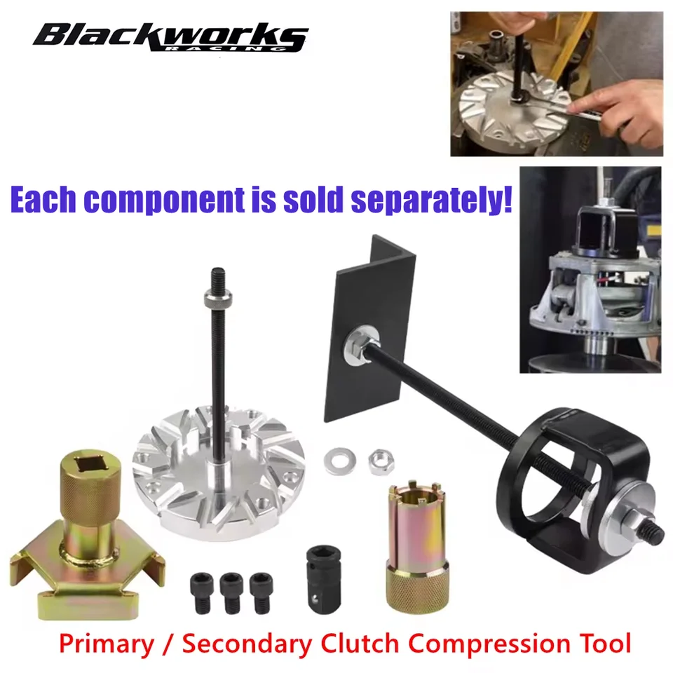 Secondary / Primary Clutch Compression Tools Kit Fits For Polaris