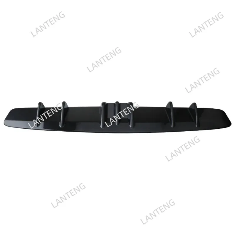 Rear Diffuser 7 Fins Bumper Lip Splitter Spoiler Black For X5 F15 M-Pack Side Lower Chin Anti-Crash Protector Wing Lip