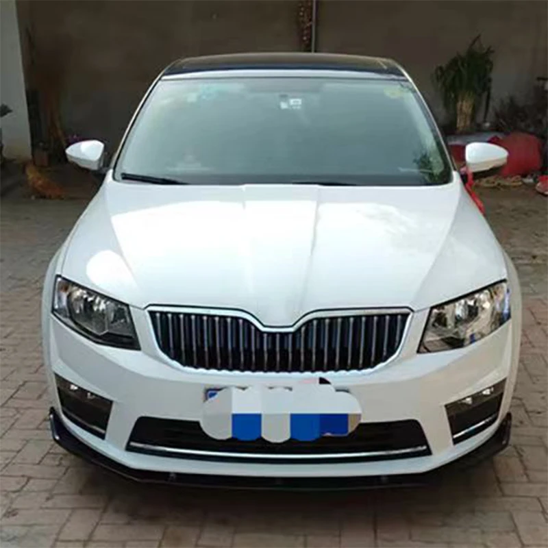 For Skoda Octavia A7 2013 2014 2015 2016 2017 2019 Car Front Bumper Splitter Lip Spoiler Diffuser Protector Guard Body Kit