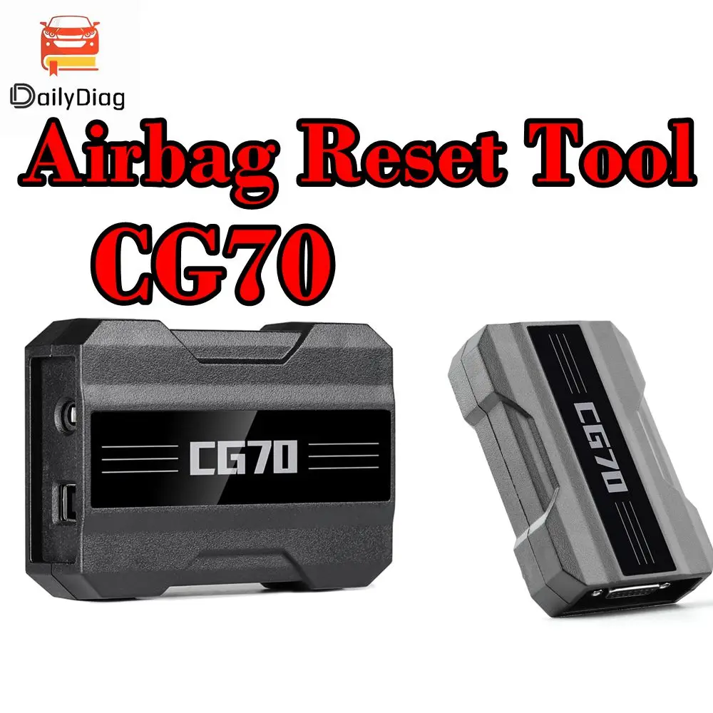 

Newest CGDI CG70 Air-bag Reset Tool SRS Clear Fault Codes One Key for Diagnosis and Clear Fault Code No Welding No Disassembly