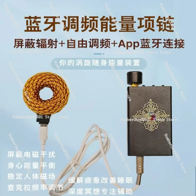 B1 Rodin Coil Bluetooth Frequency Pendant EMF Shielding Meditation Energy Balancer