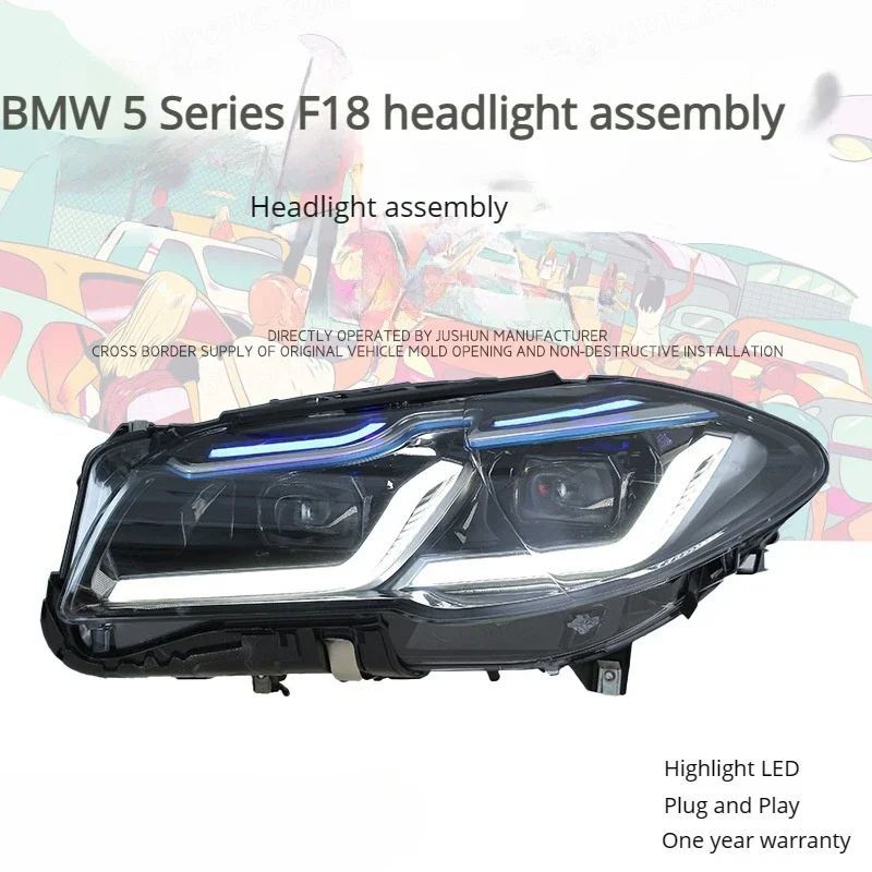 For BMW 5 SERIES F18 Auto Parts Front Headlight For LED F10/F18  2011-2017