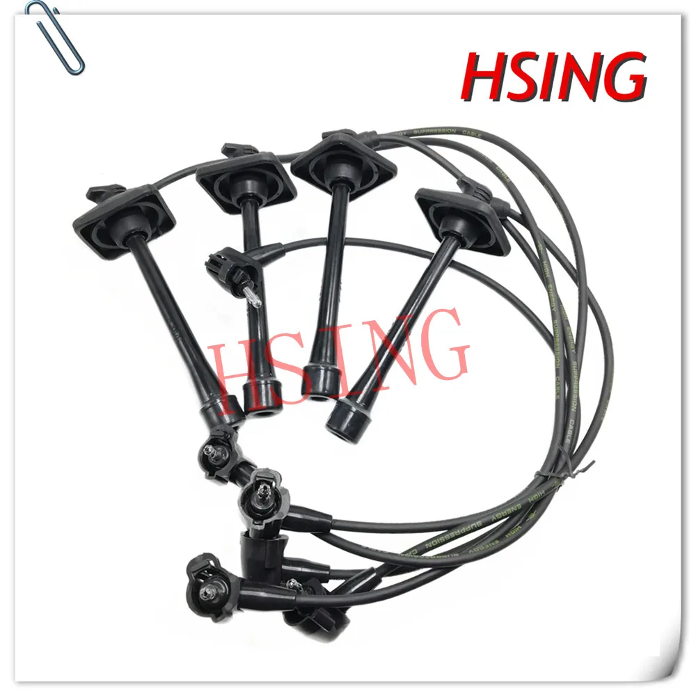 Ignition Cable Spark Plug Wire Set Fits For Toyota Celica Carina ED Curren Corona 3SFE 4SFE ***Part No# 90919-21576 9091921576