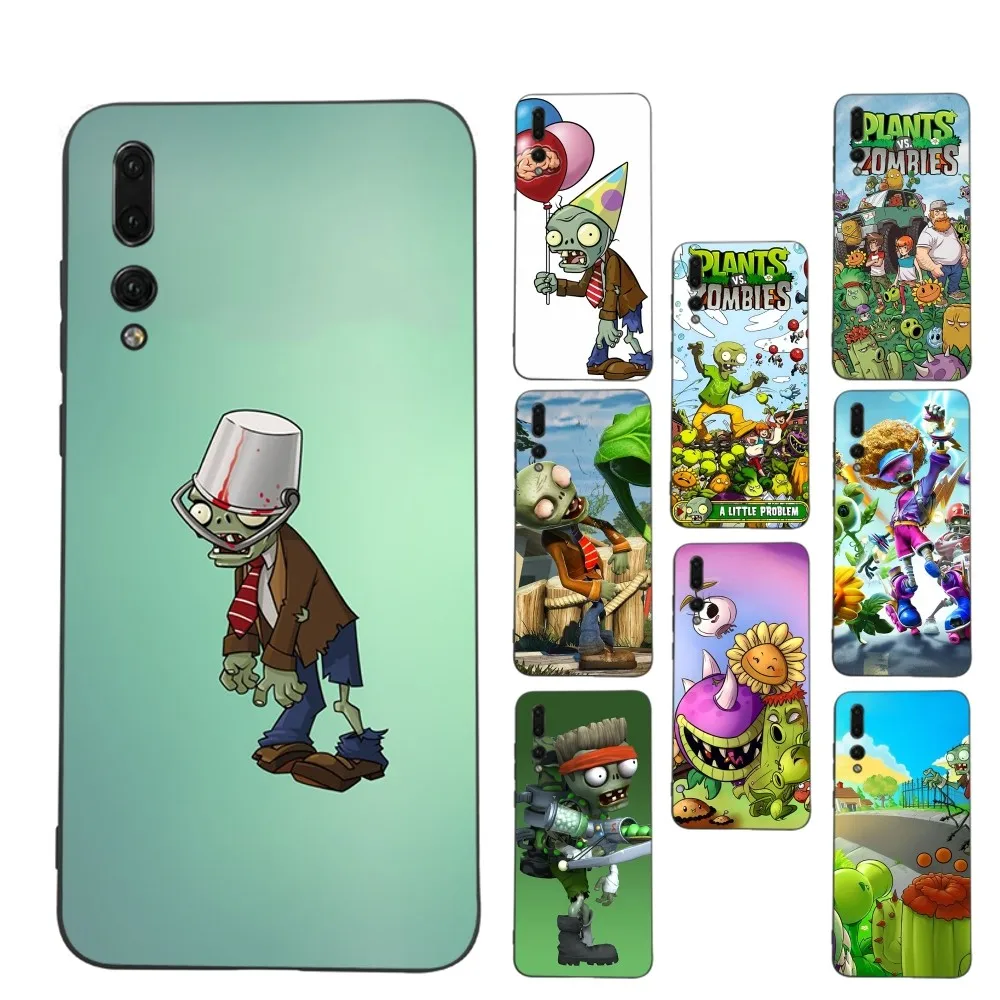 P-Plant-t VS Zombie-e Phone Case For Huawei P 8 9 10 20 30 40 50 Pro Lite Psmart Honor 10 lite 70 Mate 20lite