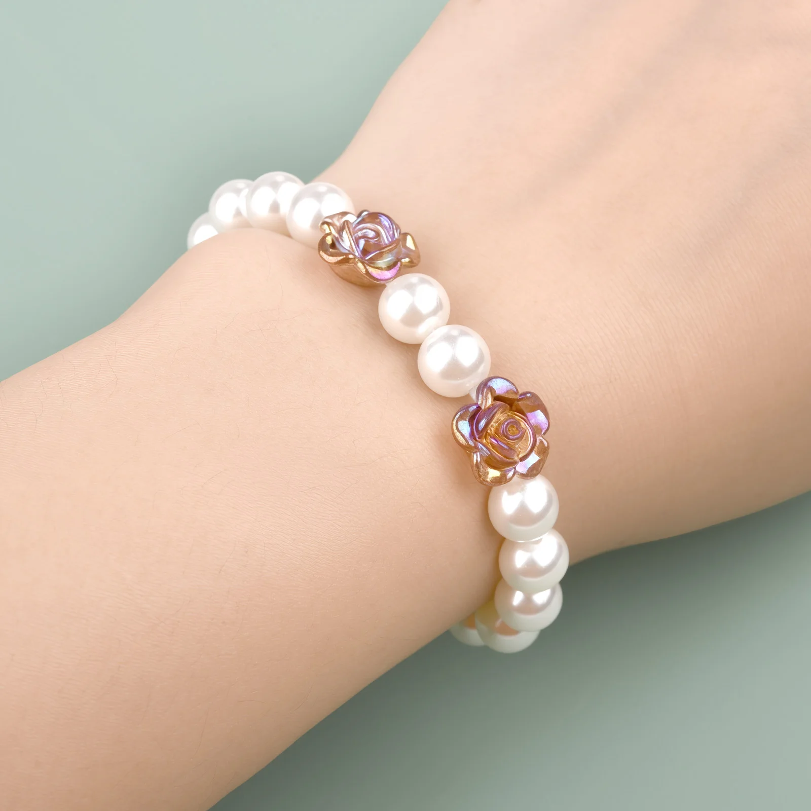 12 مللي متر لون أكريليك شفاف AB ارتفع زهرة الكاميليا مشبك شعر إكسسوارات الشعر لتقوم بها بنفسك إكسسوارات المواد لصنع المجوهرات #6