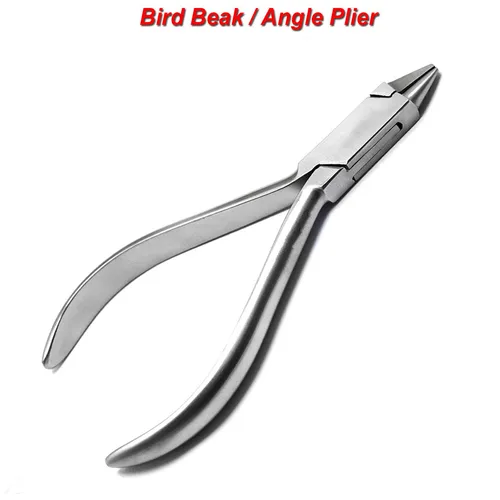 Imagen 2 del producto Alicates de pico de pájaro de utilidad de ortodoncia, alicates de ajuste, doblado de alambre Dental