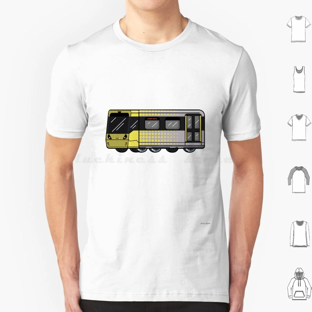 Metrolink Tram Graphic In Flux Systems Style T Shirt 6xl Cotton Cool Tee Metrolink Metrolink Metrolink Tram Greater M5000 Flux