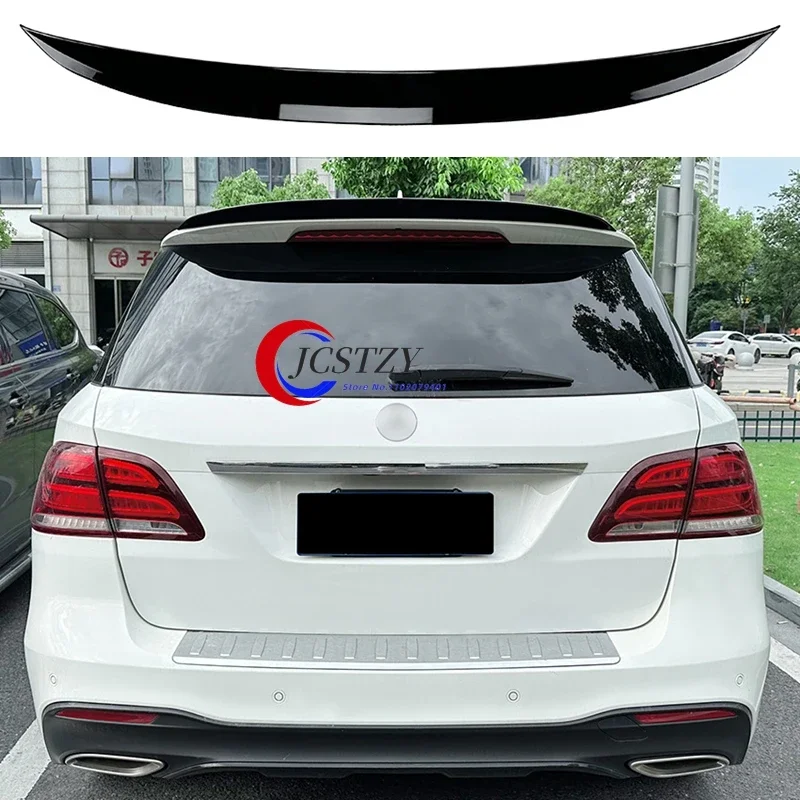 For Mercedes Benz W166 GLE W166 ML Class 350 400 450 500 43 63 2012-2018 Car Rear Trun Roof Lip Spoiler Wing Trims Tail Wing
