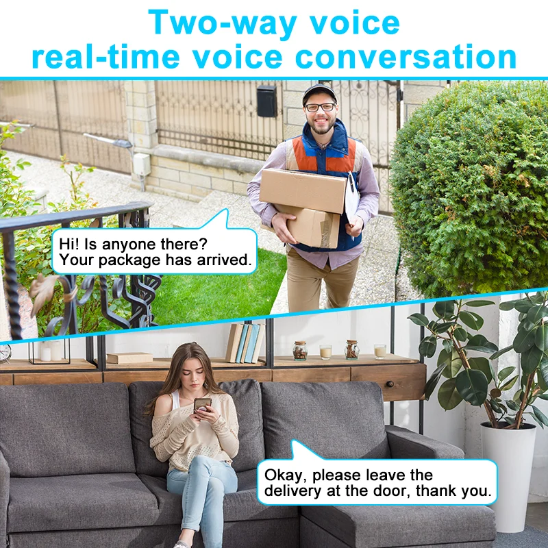 الذكية واي فاي جرس باب يتضمن شاشة عرض فيديو كاميرا ذكي فيديو جرس باب إنتركوم الأشعة تحت الحمراء للرؤية الليلية للمراقبة المنزلية مع الكاميرا #2