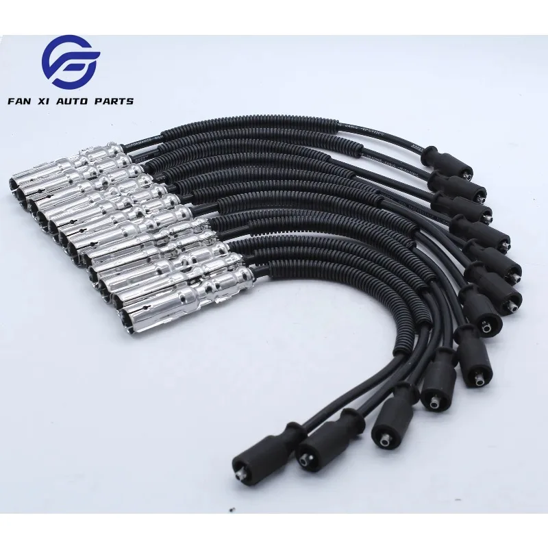 Spark Plug Ignition Wire Set for Mercedes-Benz C-Class E-Class ML SLK 320 350 1121500118 1121500218