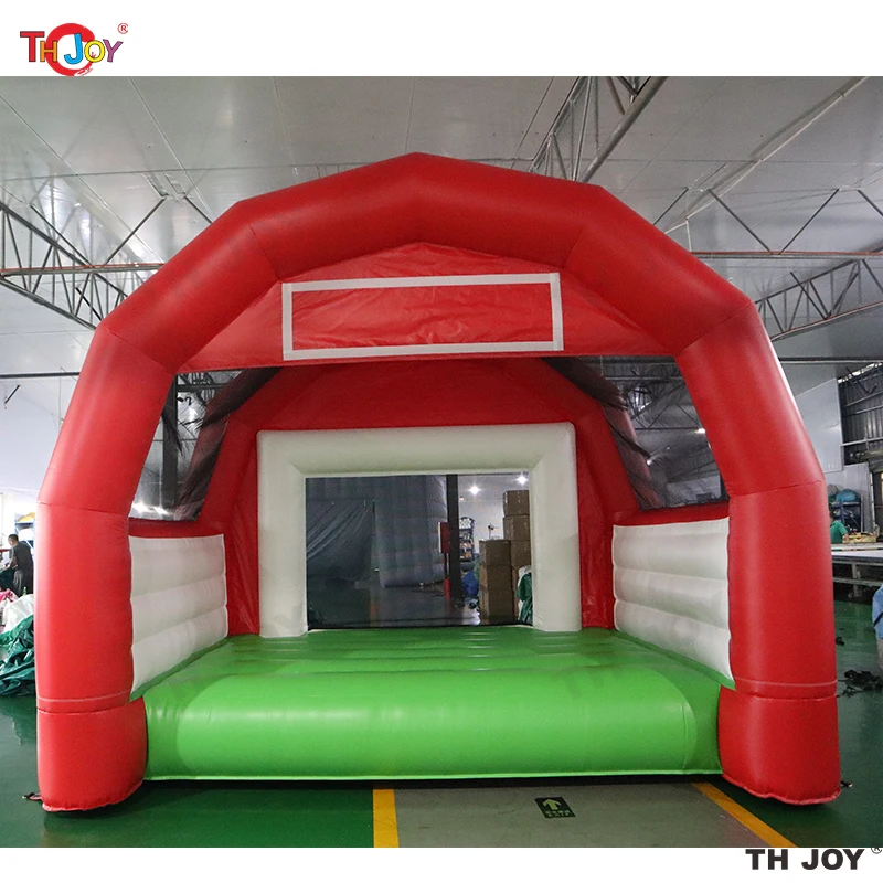 Fast Air Shipping 5x4m Commercial Inflatable Soccer Goal Football Shoot Out Game with Blower