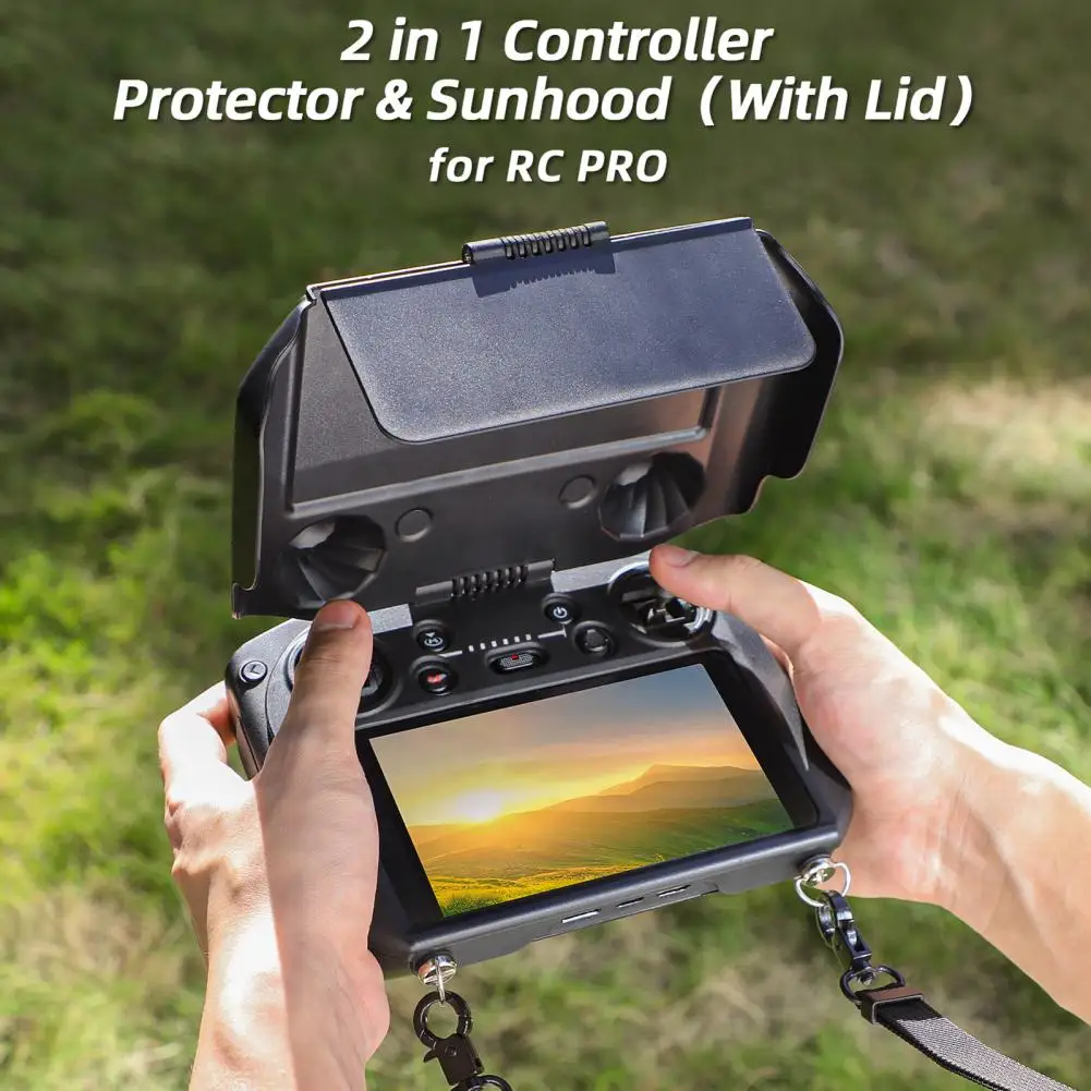 Sub board Storage Design Sunshade Sun Hood Protective Cover Screen Monitor Case for Mini 3 Pro/mavic 3 with Rc