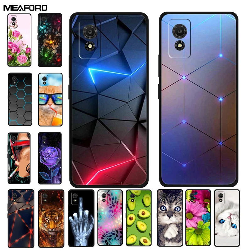 For TCL 501 Case Luxury Fashion Soft TPU Protective Silicone Phone Case for TCL 501 T433D Back Covers TCL501 etui Fundas 6.0