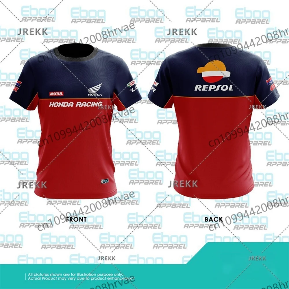 

Honda Repsol 01 Eboq T-shirt Baju Honda Repsol 2025 high quality quick-drying breathable short-sleeved T-shirt for men and women