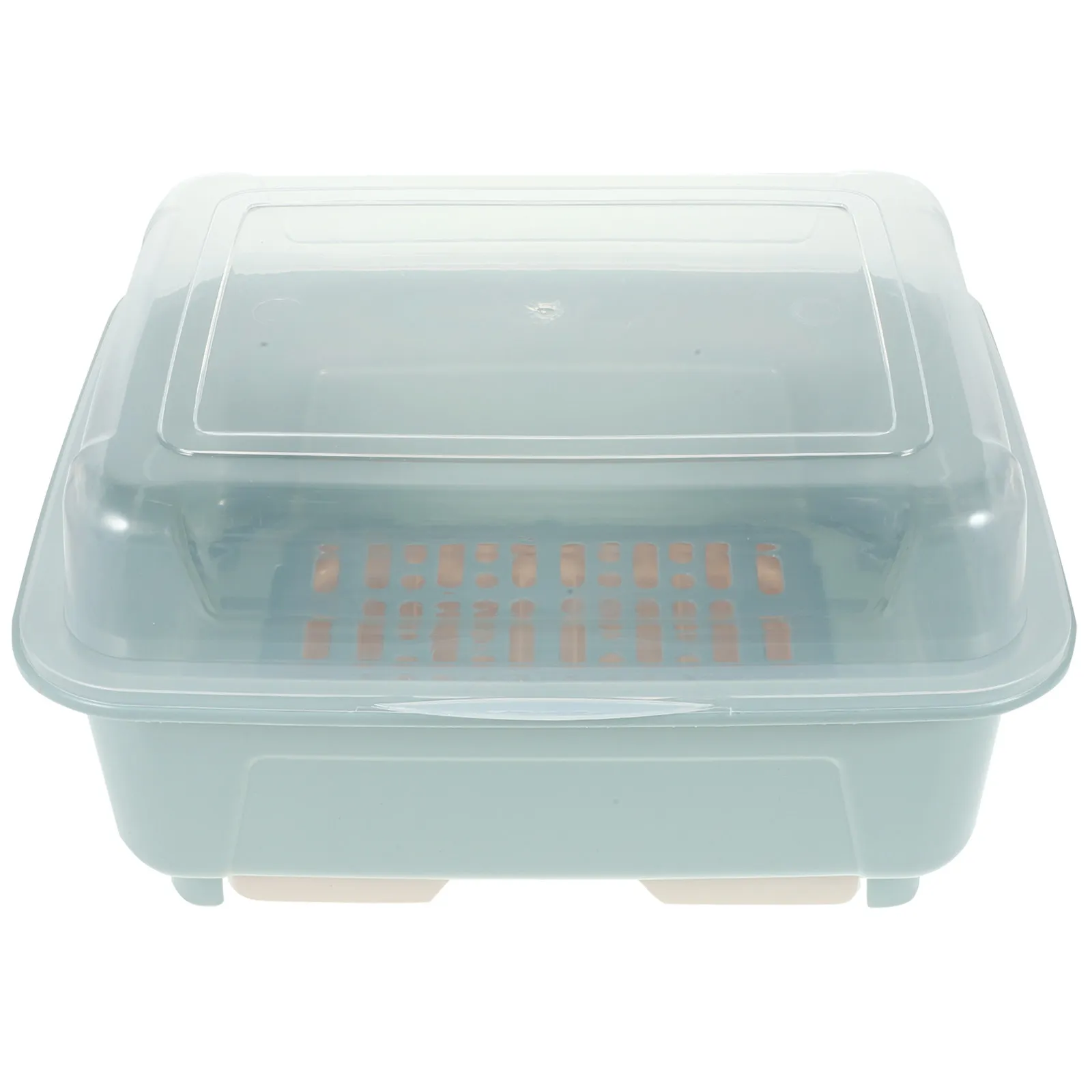 

Сушилка для посуды из АБС-пластика с крышкой для хранения кухонной утвари, дренажный контейнер для столовых приборов, подставка для тарелок, дренажный лоток для мисок, органайзер для кухонных принадлежностей