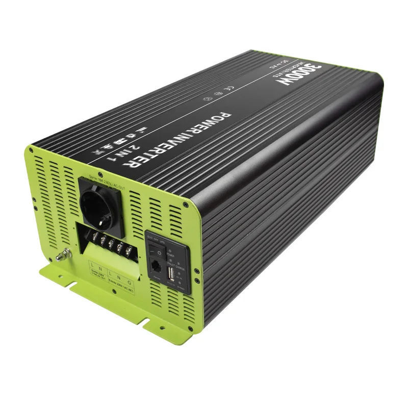 

3000W Pure Sine Wave Power Inverter With Mains/Bypass Function 11 Years Factory For RV Vehicle 4WD
