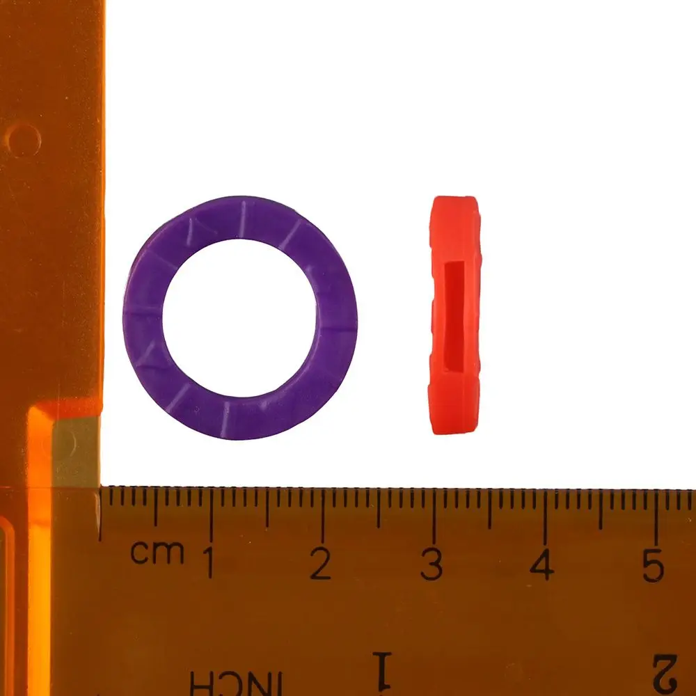 24PCS Key Case Elastic Silicone 8 Assorted Colors Key Cap Covers Home