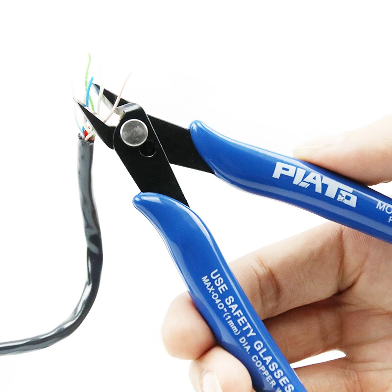 Diagonal Pliers Carbon Steel Pliers Electrical Wire Cable Cutters Cutting Side Snips Flush Pliers Nipper Hand Tools