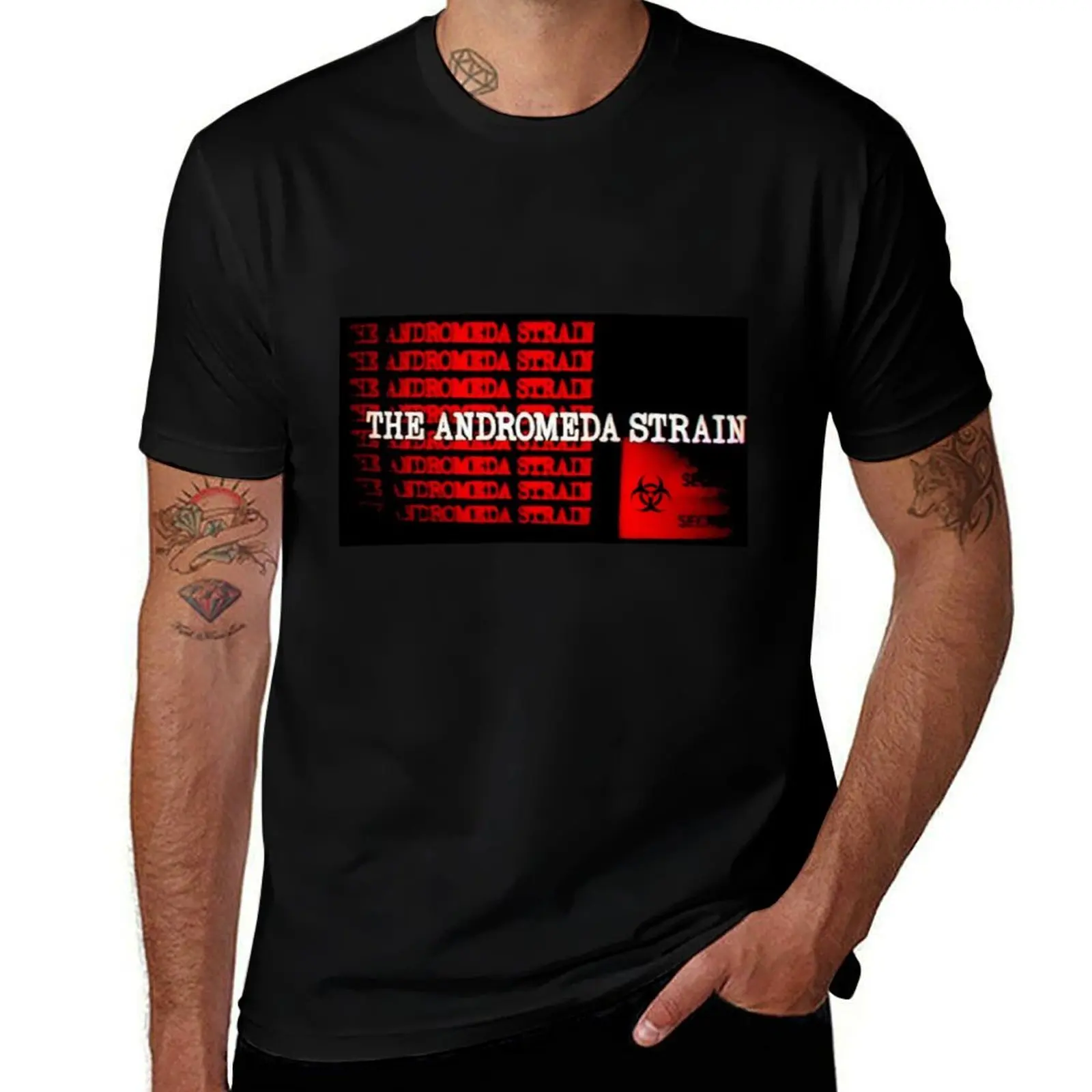 Andromeda Strain T-Shirt new edition tops anime shirts men