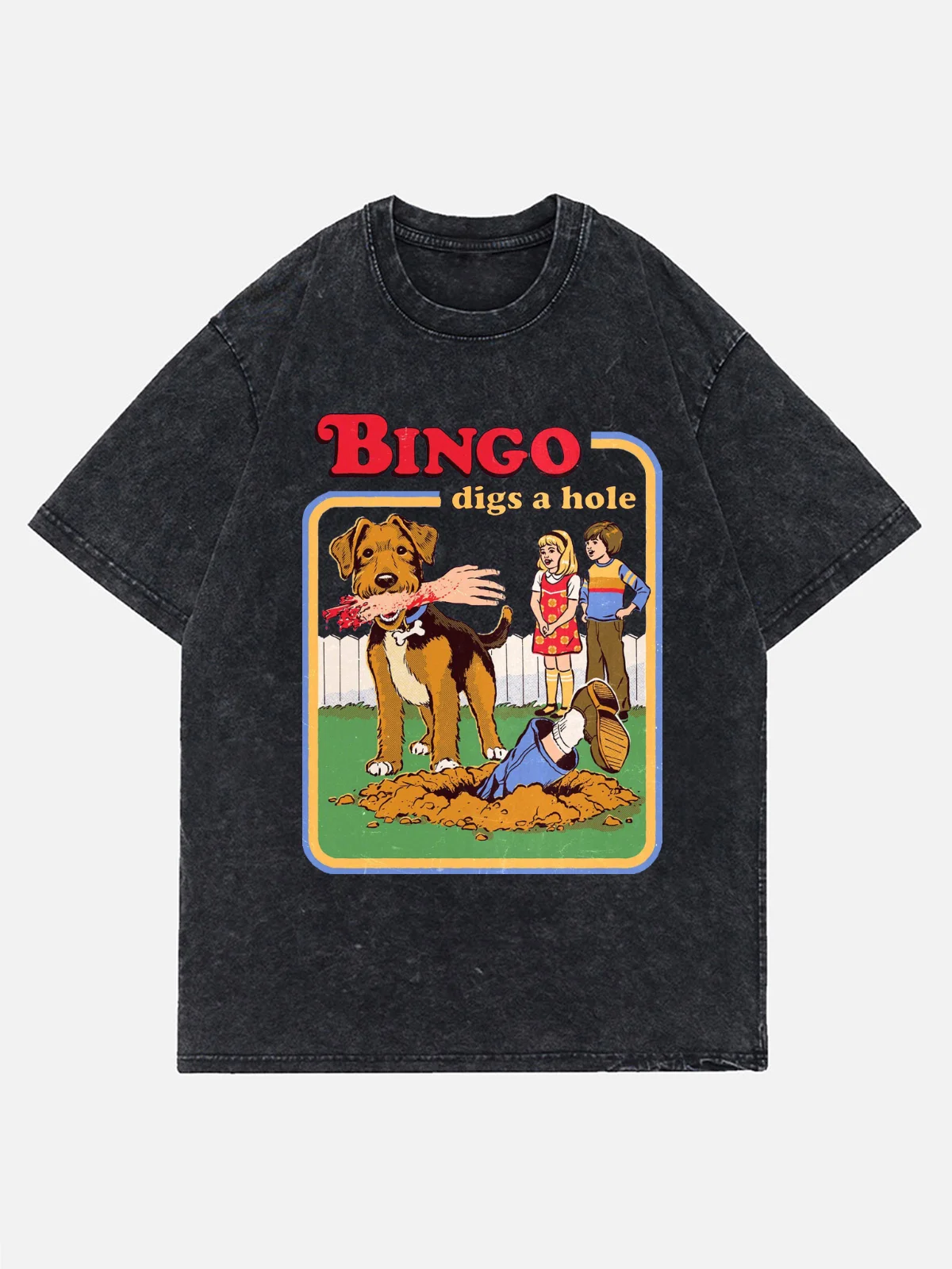 Bingo Digs A Hole T Shirt Men Women Unisex Pure Cotton Tshirt Harajuku T-shirt Clothing