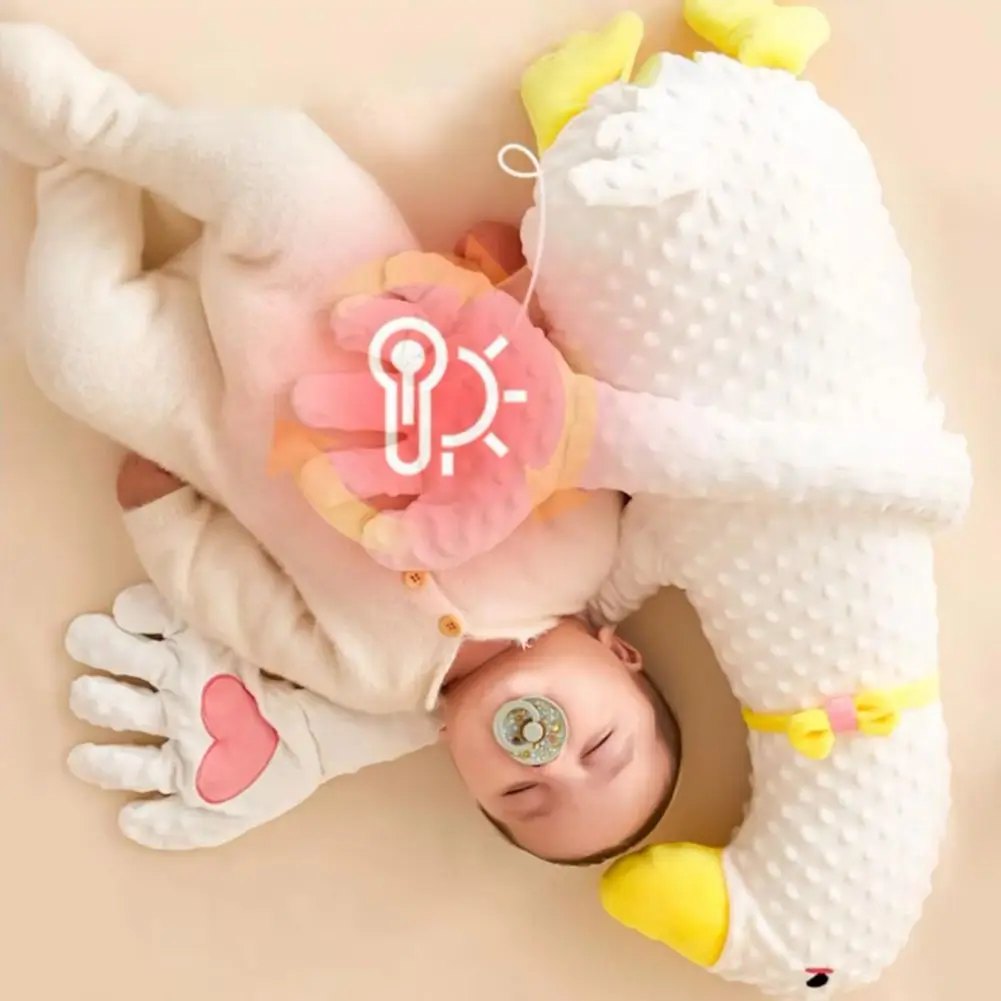 2025 Baby Sleep Patter Stuffed Soothing Patting Toy with Palm Pad 3 Levels Adjustable Electric Hand Pillow with Remote Control f