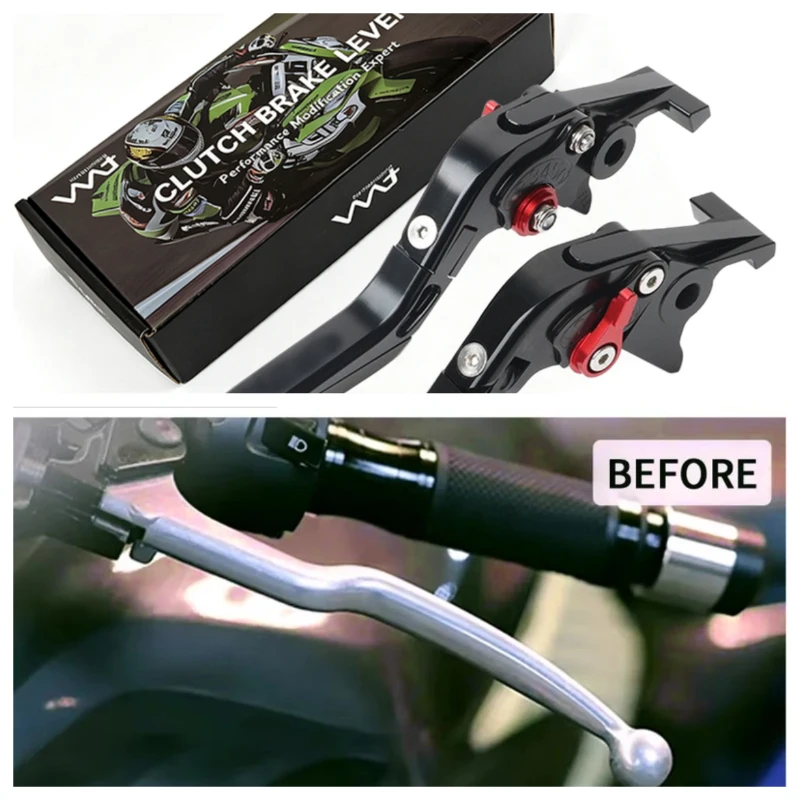 For SUZUKI GSR600 GSR750 Motorcycle Adjustable Folding Brake Clutch Levers GSR 600 2006-2011 GSR 750 2011-2018 CNC Accessories