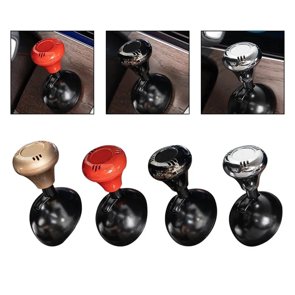 Car Joystick Starter One-Button Start Rocker Decor Button Key Protection Cover Car Perfume With Three Flavors Of Perfume Tablet